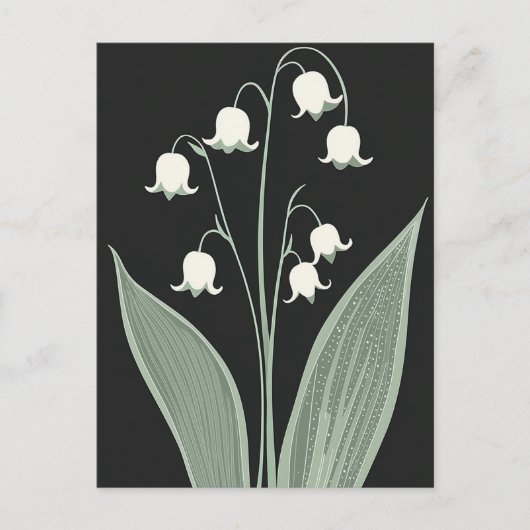 Scandi Bloom Nr. 312 Postkarte (Vorderseite)