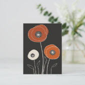 Scandi Bloom Nr. 316 Postkarte (Stehend Vorderseite)