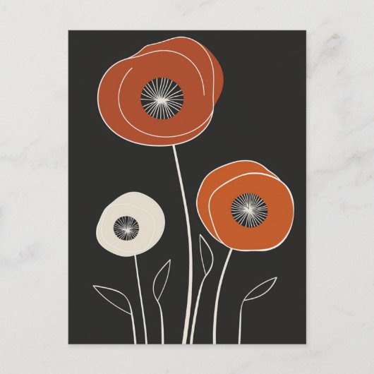 Scandi Bloom Nr. 316 Postkarte (Vorderseite)