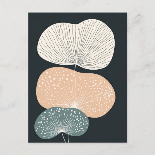 Scandi Bloom Nr. 317 Postkarte (Vorderseite)