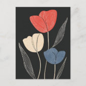 Scandi Bloom Nr. 320 Postkarte (Vorderseite)