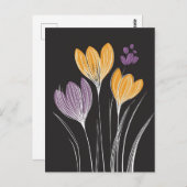 Scandi Bloom Nr. 327 Postkarte (Vorne/Hinten)