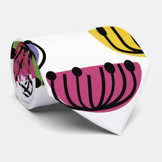 Scandi-Blume Krawatte (Gerollt)