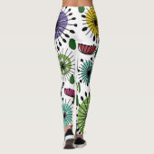 Scandi-Blume  Leggings (Rückseite)
