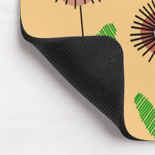 Scandi-Blume Mousepad (Ecke)