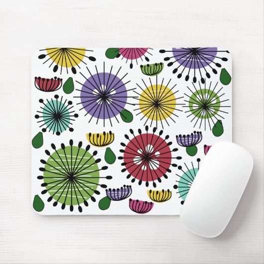 Scandi-Blume Mousepad (Mit Mouse)