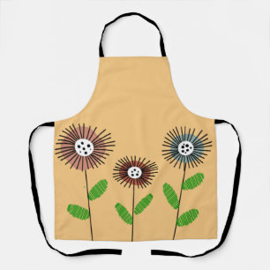Scandi-Blume Schürze