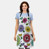 Scandi-Blume Schürze (Getragen)