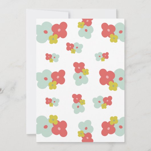 Scandi Boho Llama Kinderdusche Einladung (Rückseite)