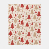 Scandi Christmas Forest Fleecedecke (Vorderseite)