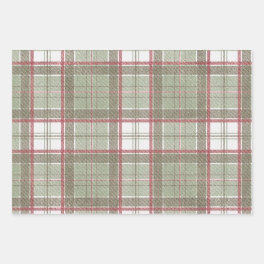 Scandi Country Weihnachtswrapping Paper Sheets Geschenkpapier Set (Vorderseite 3)