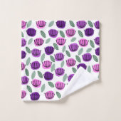 Scandi-Cup-Blume Badhandtuch Set (Waschlappen)