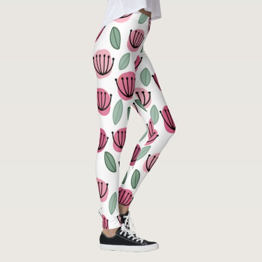Scandi-Cup-Blume Leggings (Rechts)