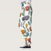 Scandi-Cup-Blume Leggings (Links)
