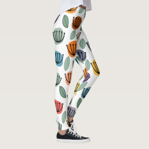 Scandi-Cup-Blume Leggings