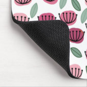 Scandi Cup-Blume Mousepad (Ecke)