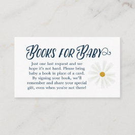 Scandi Daisy Books for Baby Enclosure Card Begleitkarte