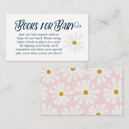 Scandi Daisy Books for Baby Enclosure Card Begleitkarte