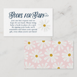 Scandi Daisy Books for Baby Enclosure Card Begleitkarte