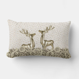 Scandi Deer Throw Pillow Lendenkissen