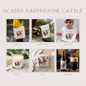 Scandi Farmhouse Cattle Geschenkpapier