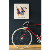 Scandi Farmhouse Rind, Brauch Poster