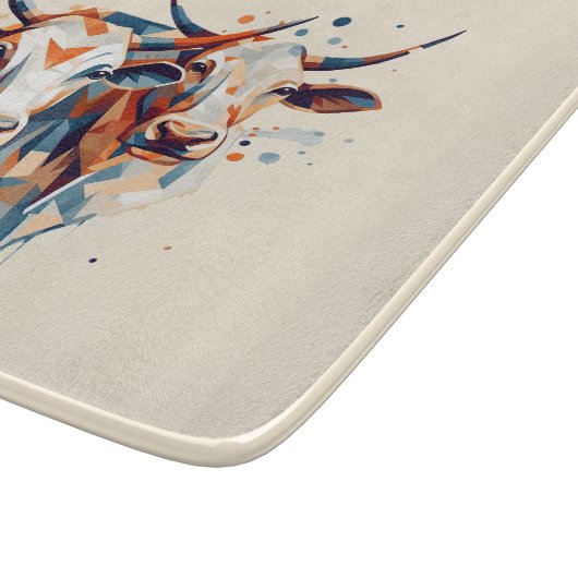 Scandi Farmhouse Rind, Brauch Schneidebrett (Ecke)