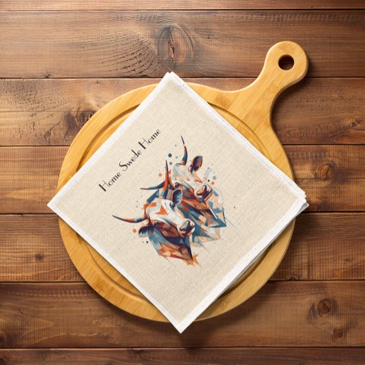 Scandi Farmhouse Rind, Brauch Serviette