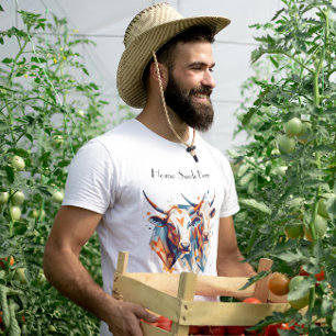 Scandi Farmhouse Rind, Brauch T-Shirt