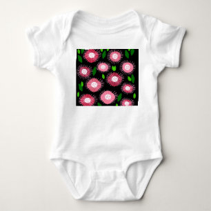 Scandi Flower Garden Baby Strampler