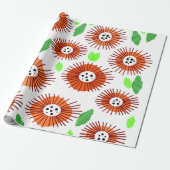Scandi Flower Garden Geschenkpapier (Ungerollt)