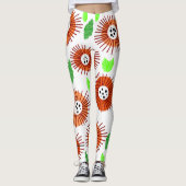 Scandi Flower Garden Leggings (Vorderseite)