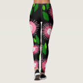 Scandi Flower Garden Leggings (Rückseite)