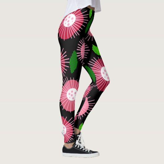 Scandi Flower Garden Leggings (Rechts)