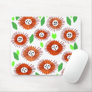 Scandi Flower Garden Mousepad