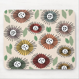 Scandi Flower Garden Mousepad