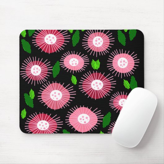 Scandi Flower Garden Mousepad (Mit Mouse)