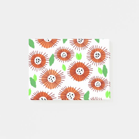 Scandi Flower Garden Post-it Klebezettel (Vorderseite)