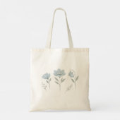 Scandi Flower Tote Tragetasche (Rückseite)