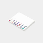 Scandi Gnomes Group Weihnachten Post-it Klebezettel (angewinkelt)