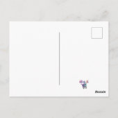 Scandi Gnomes Weihnachten Postkarte (Rückseite)