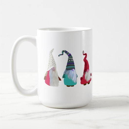 Scandi Gnomos Group Weihnachten Kaffeetasse (Links)