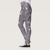 Scandi-graue Pfeile Leggings (Links)