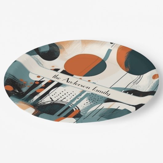 Scandi Groove, Brauch Pappteller (Schrägansicht)