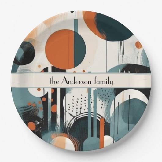 Scandi Groove, Brauch Pappteller (Vorderseite)