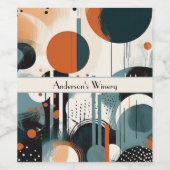 Scandi Groove, Brauch Weinetikett (Einzelnes Label)