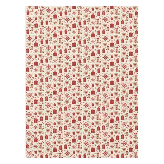 Scandi Holiday Cheer Tischdecke (Vorderseite)