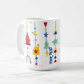 Scandi Minimalistisch Simple Kaffeetasse (Vorderseite Links)