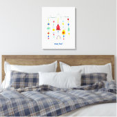 Scandi Minimalistisch Simple Leinwanddruck (Insitu (Schlafzimmer))