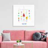 Scandi Minimalistisch Simple Leinwanddruck (Insitu (Wohnzimmer))